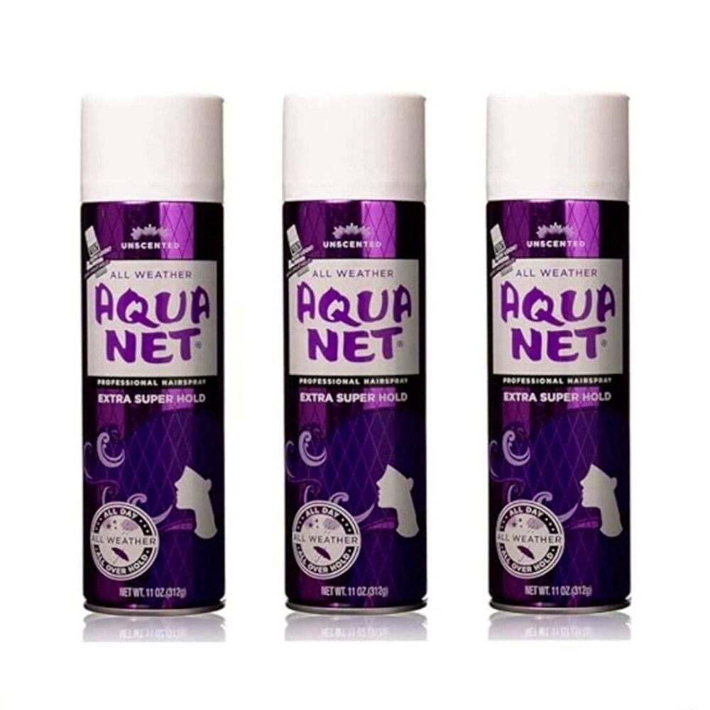 3X Aqua Net Professional Extra Super Hold Professional Hair Spray, Unscented